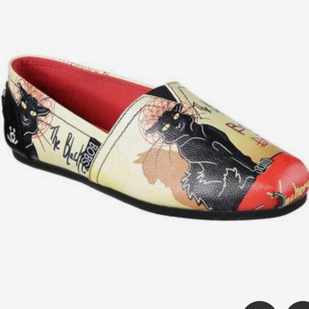 Rare Bobs from Skechers The Black Cat Bobs For Cats Flats Women's Size 11